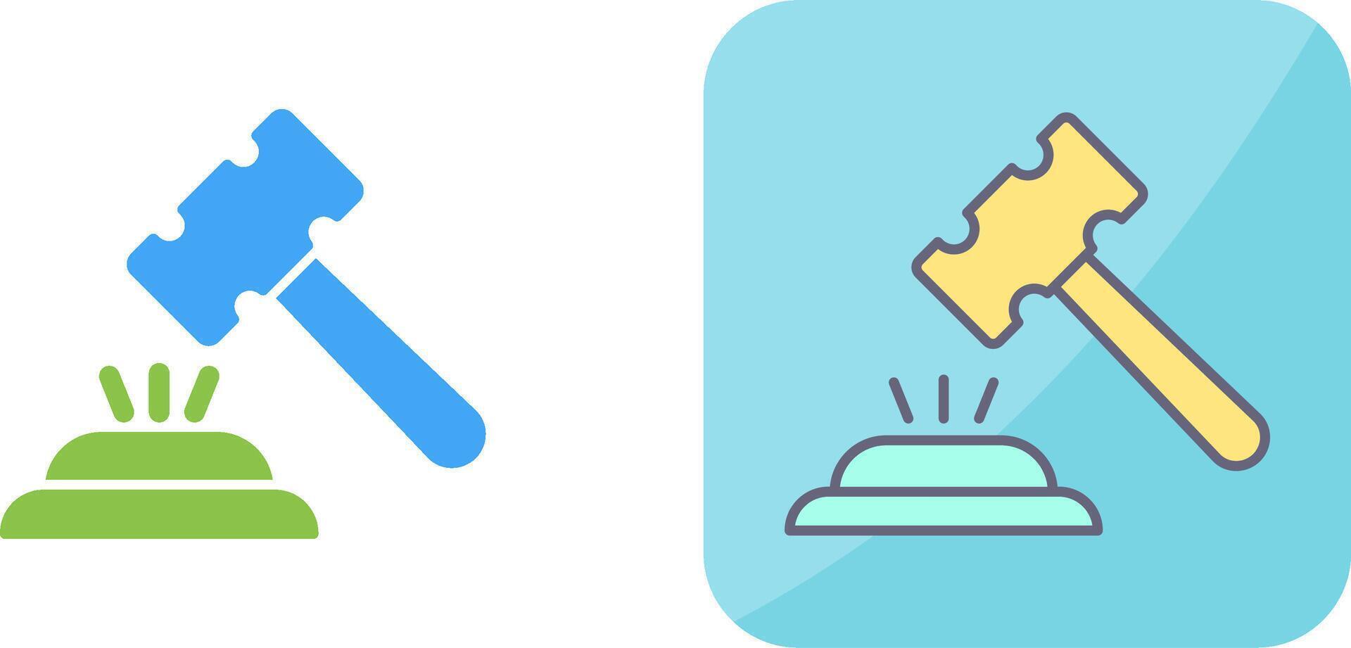 Gavel Icon Design vector