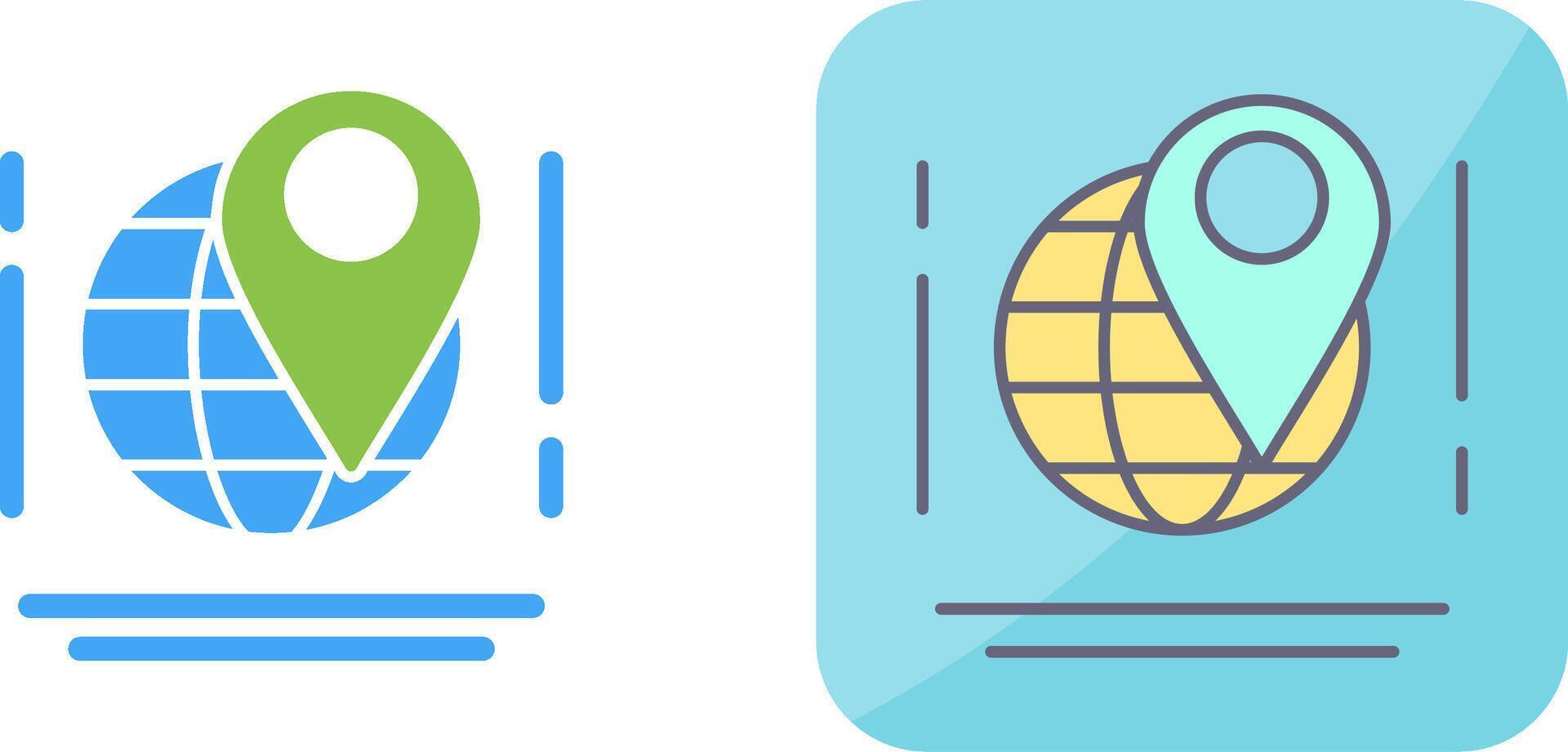 Map Icon Design vector