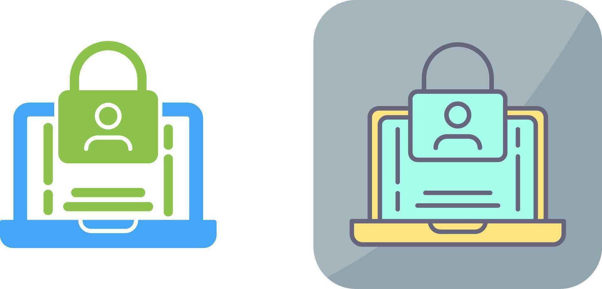 Authentication Icon Design vector