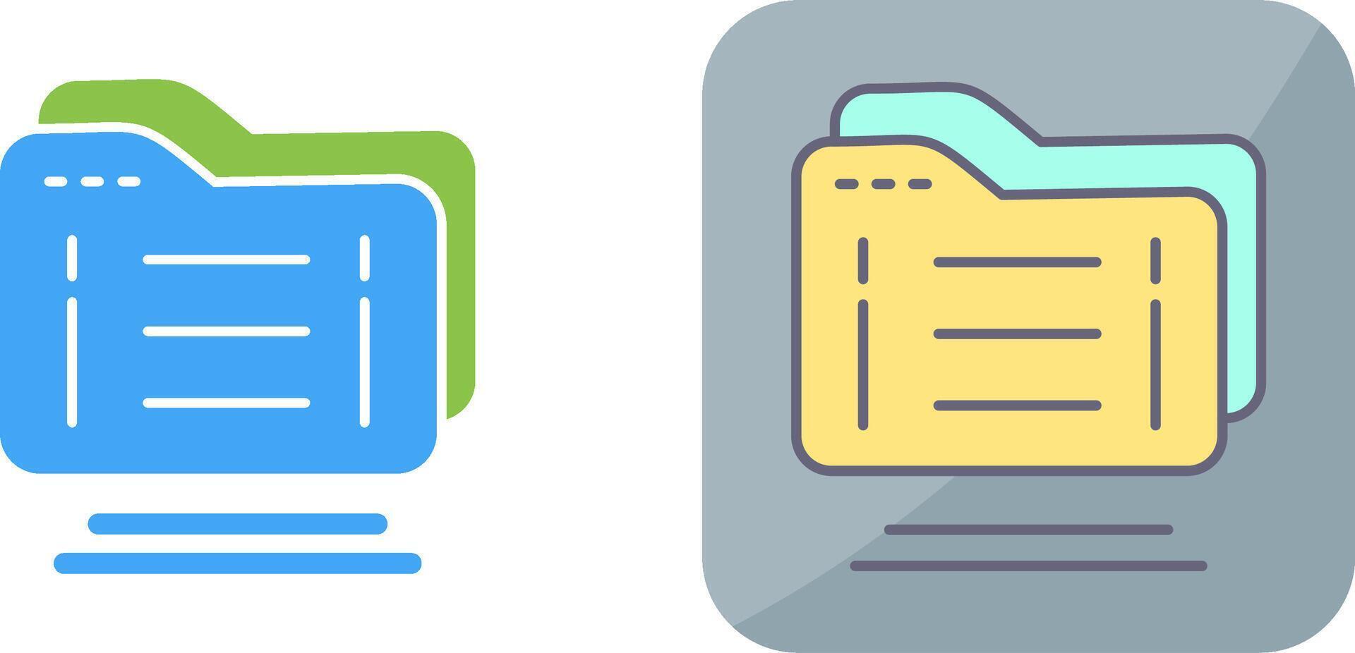 Folder Icon Design vector