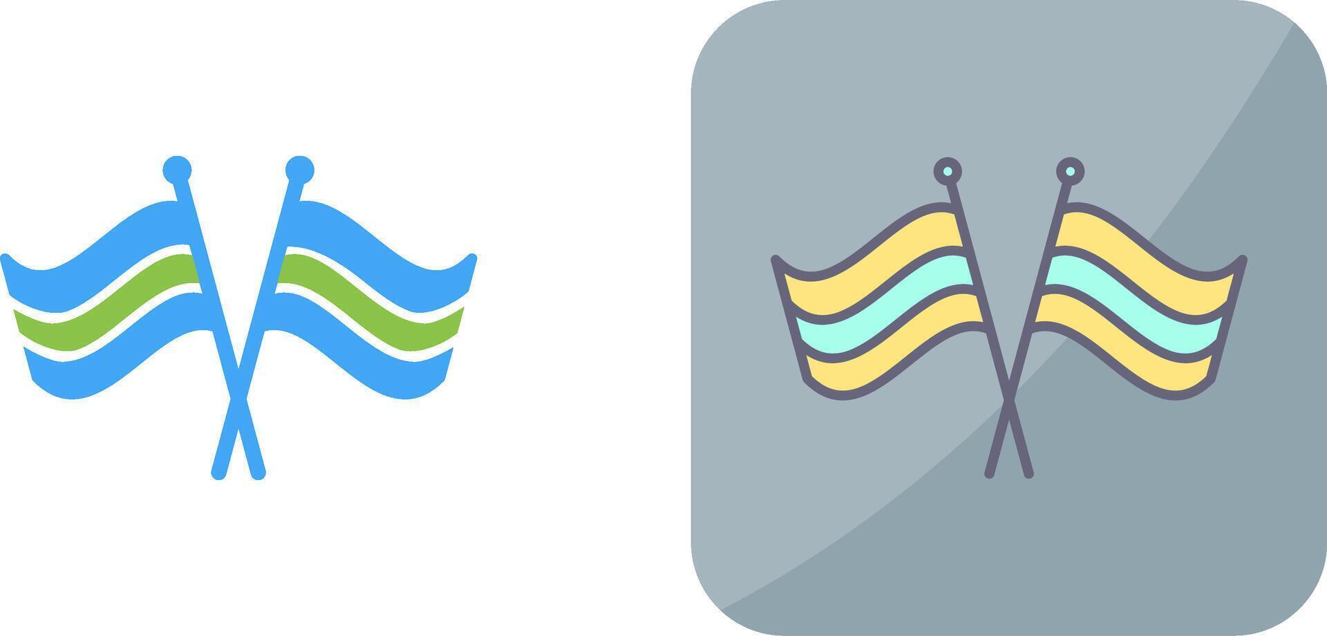 Flag Icon Design vector