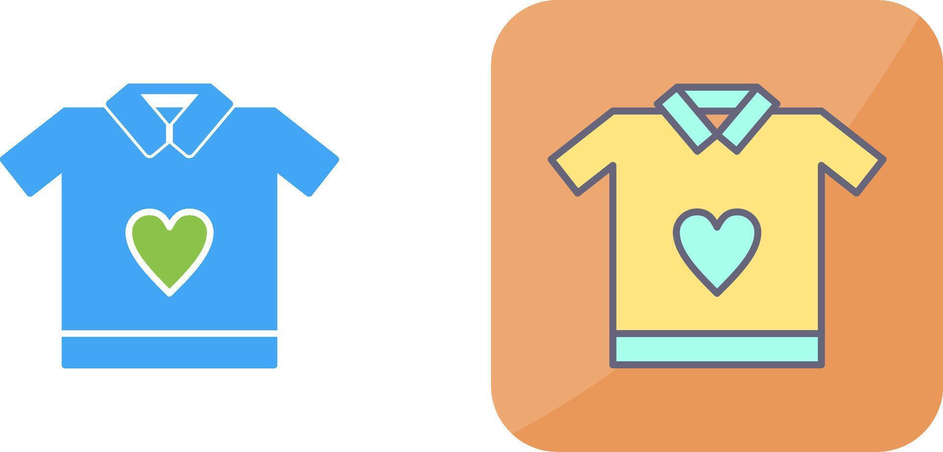 T Shirt Icon Design vector