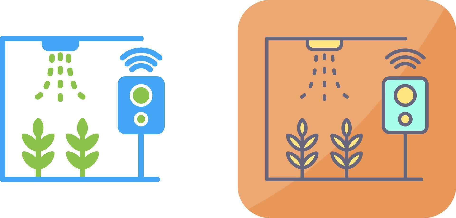 Smart Farm Icon Design vector