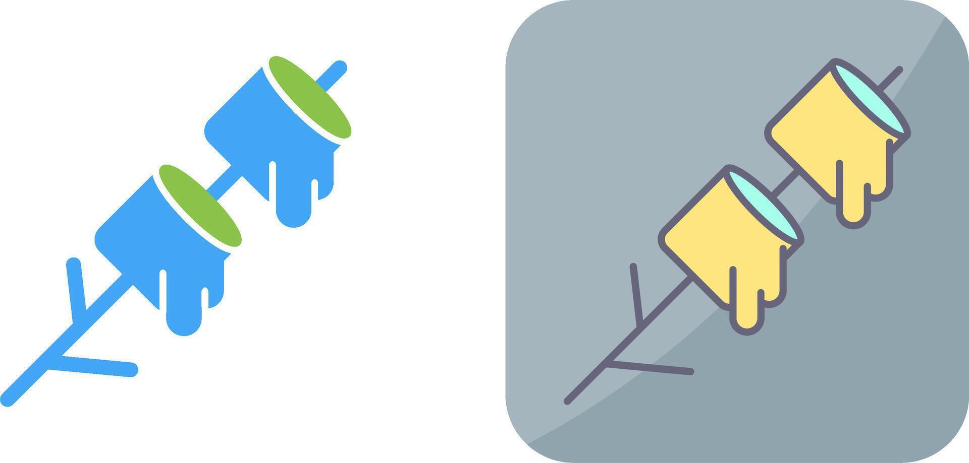 Marshmallows Icon Design vector