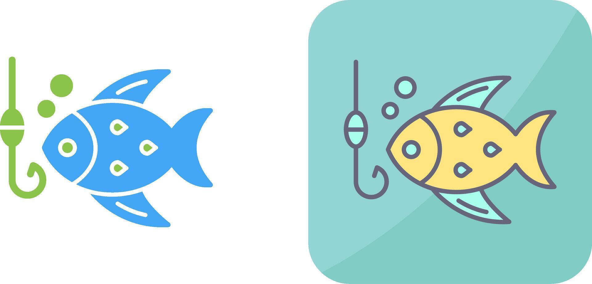 Fishing Icon Design vector