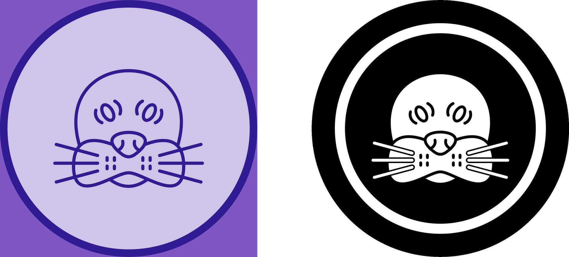 Seal Icon Design vector