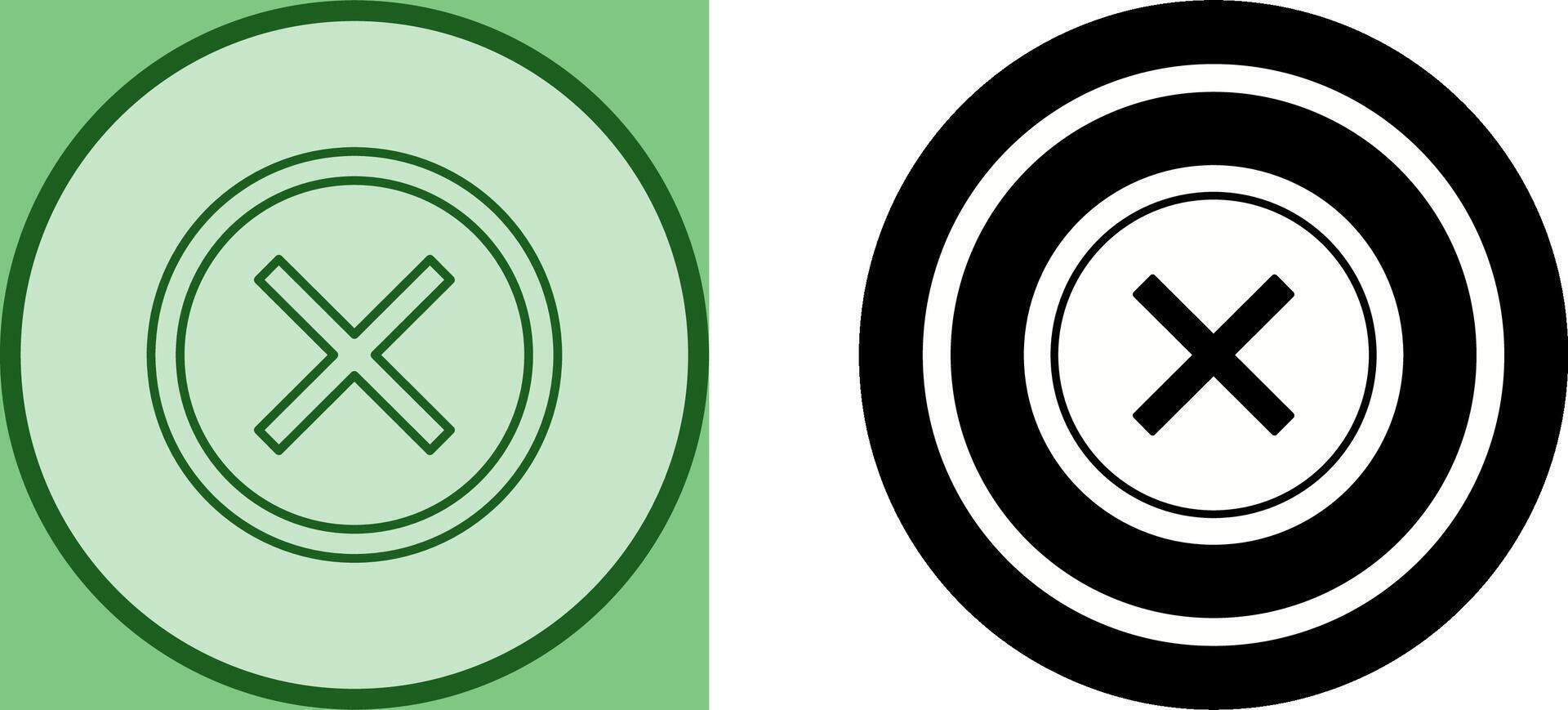 Do Not Cross Icon Design vector
