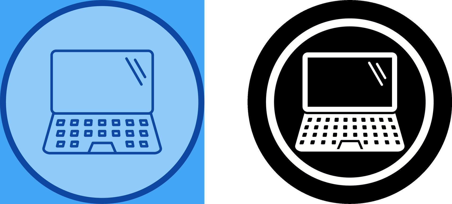 Laptop Icon Design vector