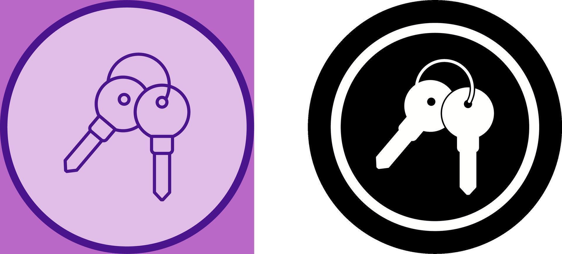Keys Icon Design vector
