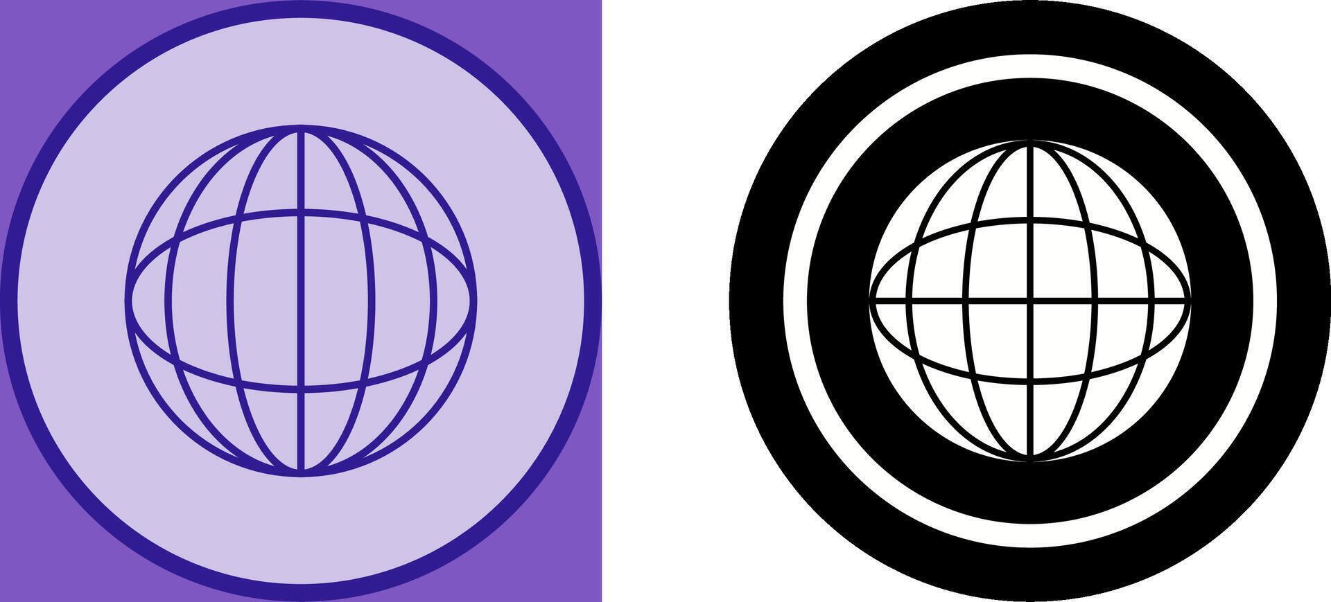 Globe Icon Design vector