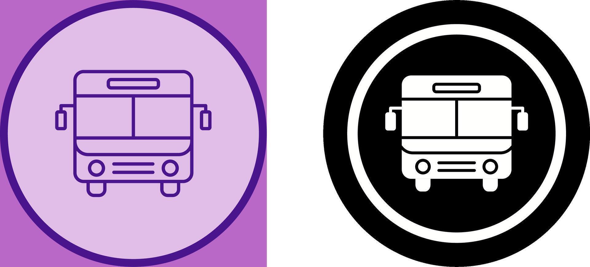 Bus Icon Design vector