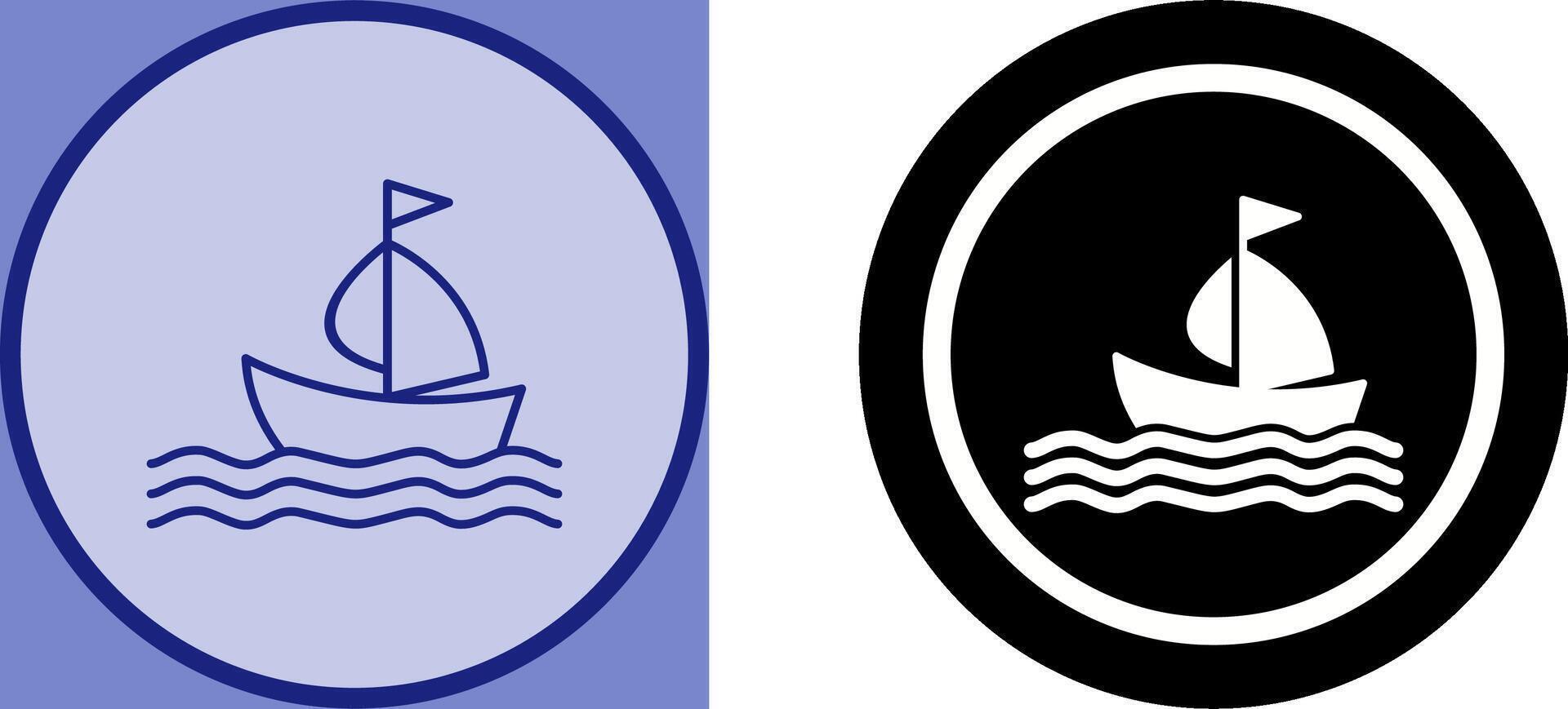 Boat Icon Design vector
