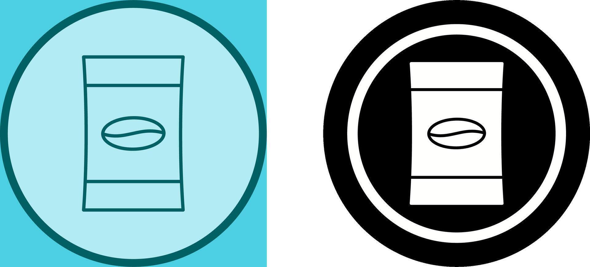 Coffee Packets Icon Design vector