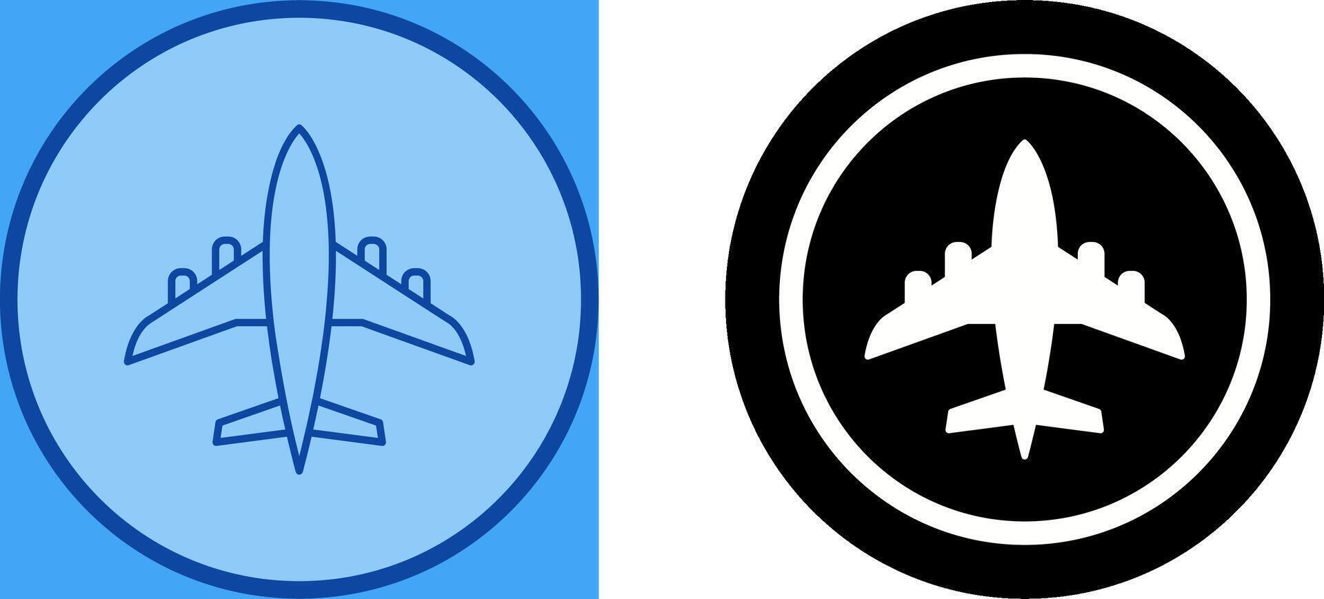 Aeroplane Icon Design vector
