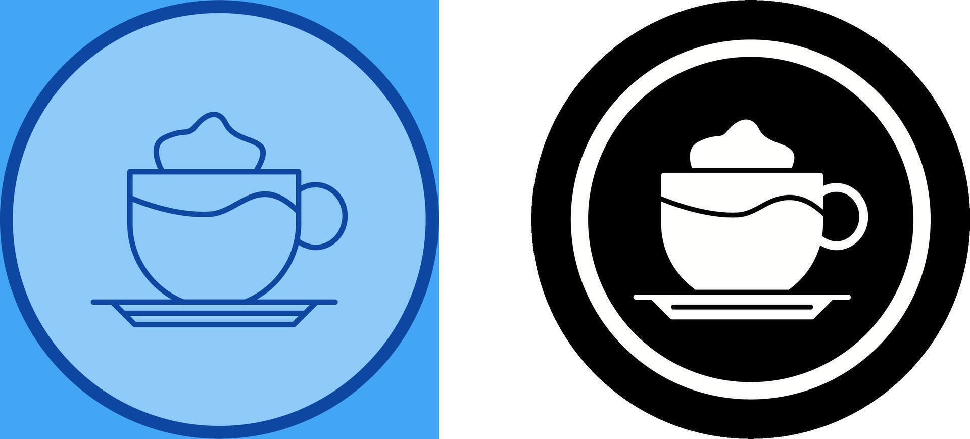 Latte Icon Design vector