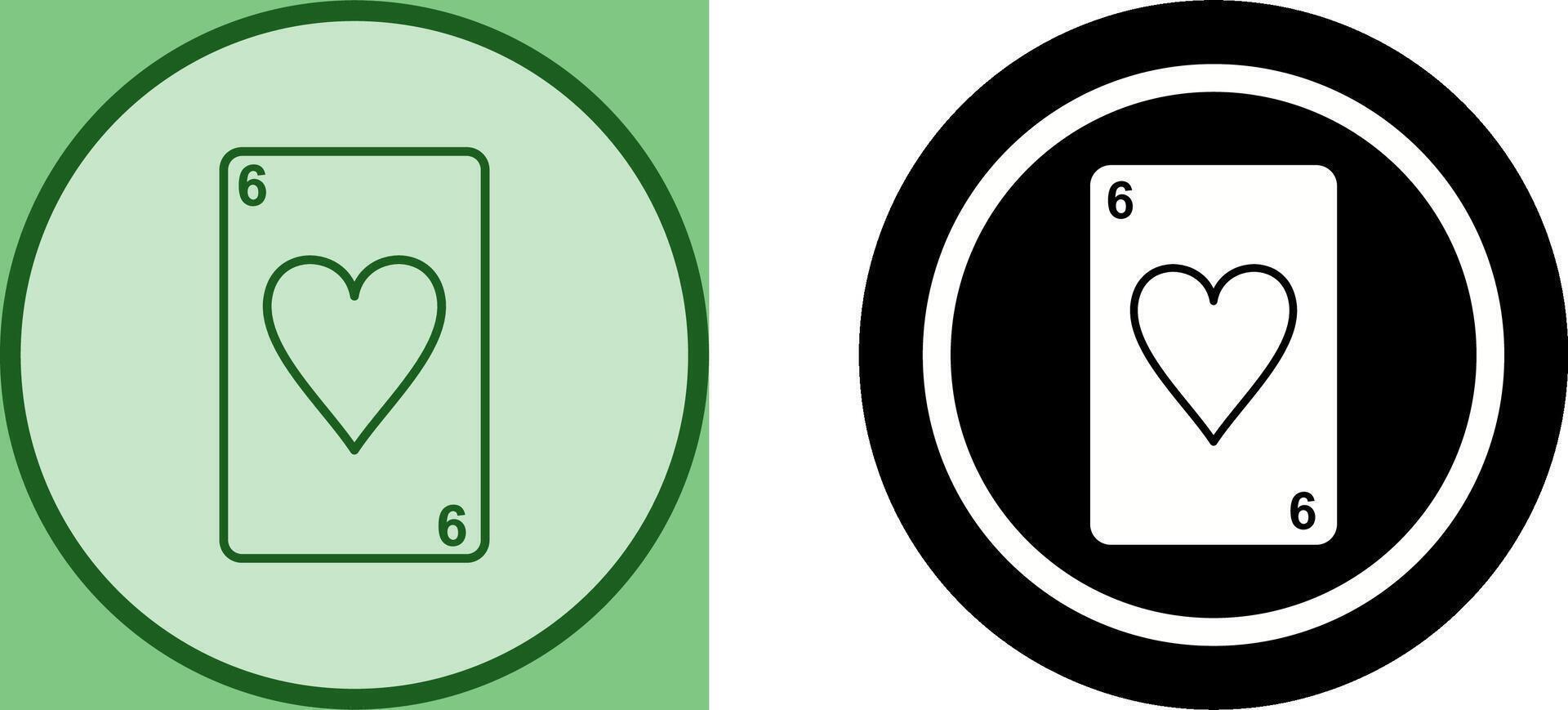 Hearts Card Icon Design vector