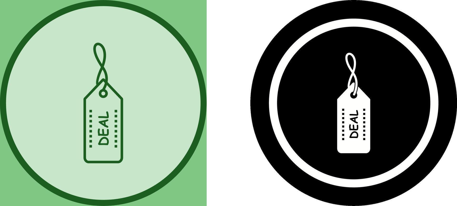 Unique Online Deals Icon Design vector