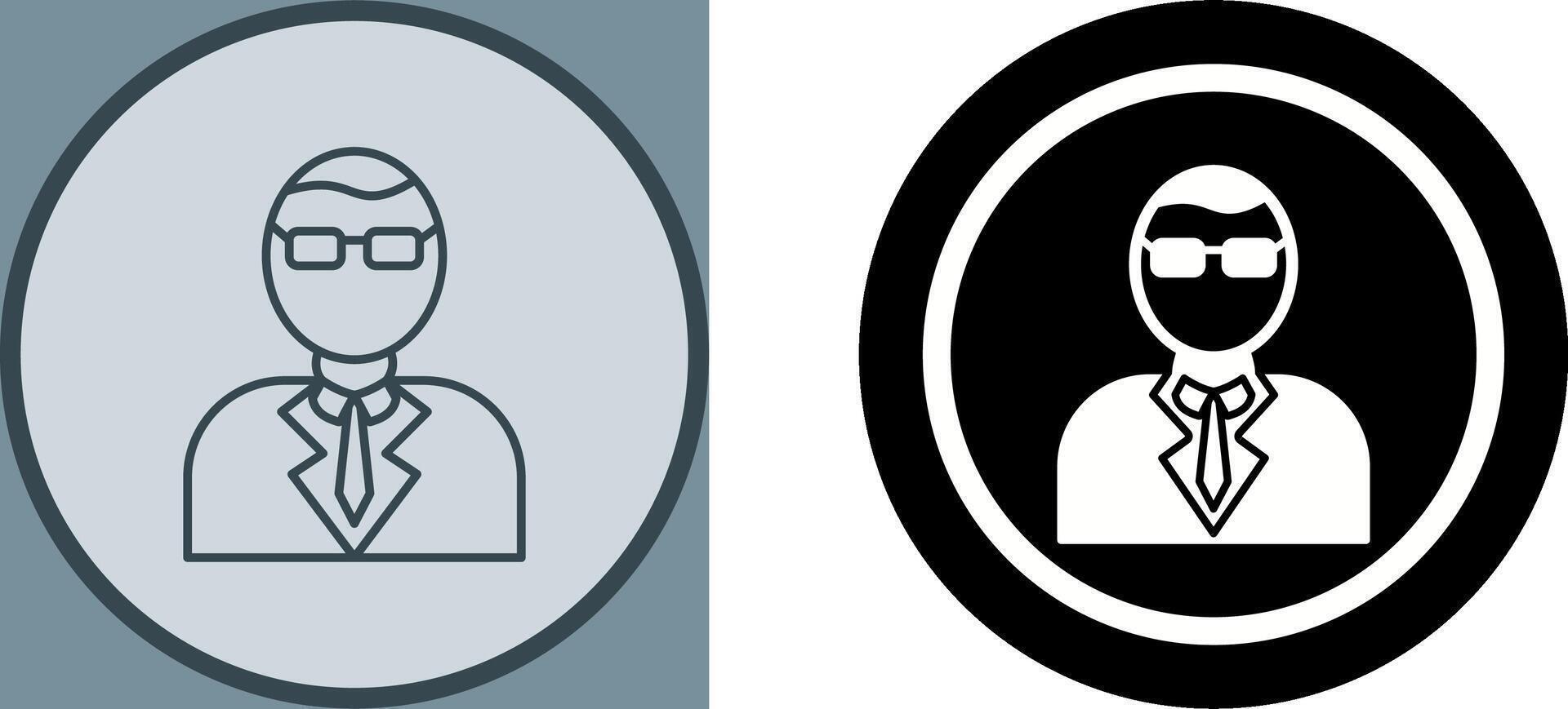 Casino Manager Icon Design vector