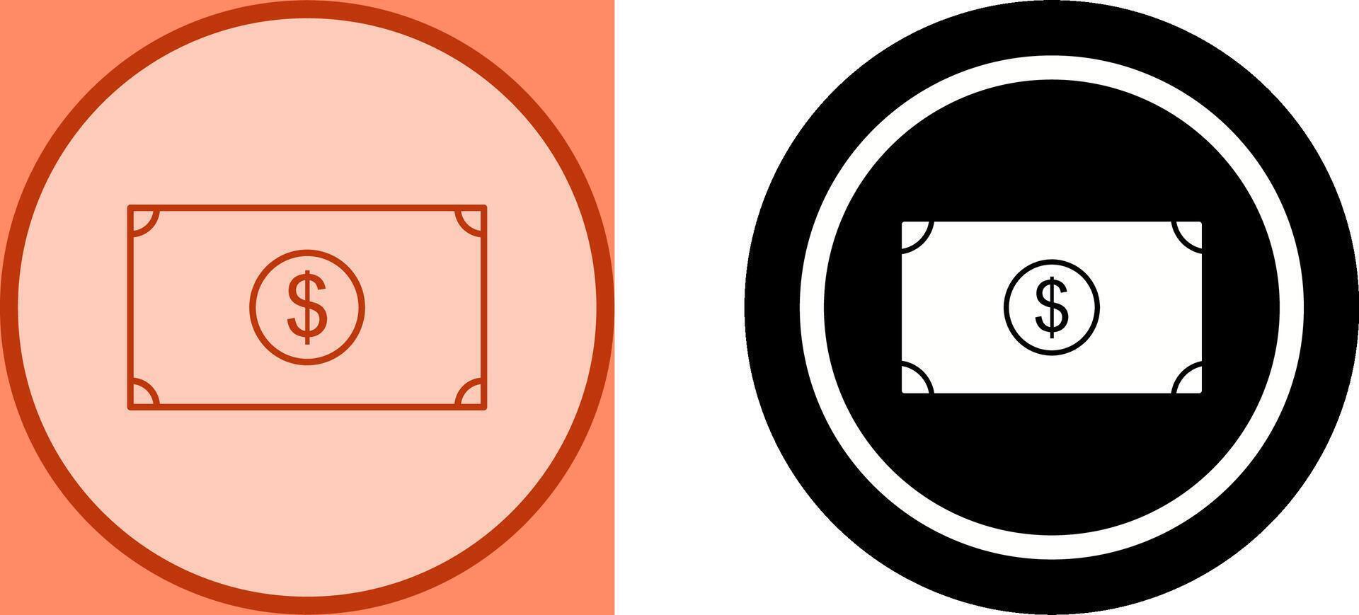 Unique Dollar Icon Design vector
