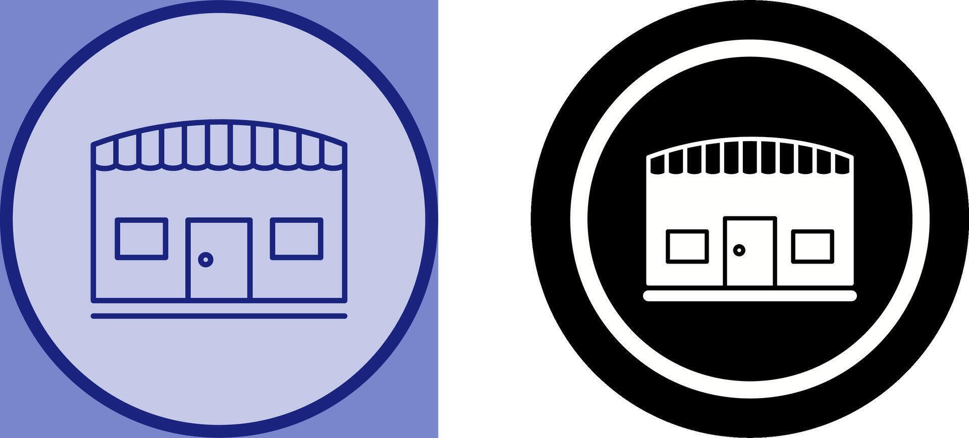 Unique Store Icon Design vector