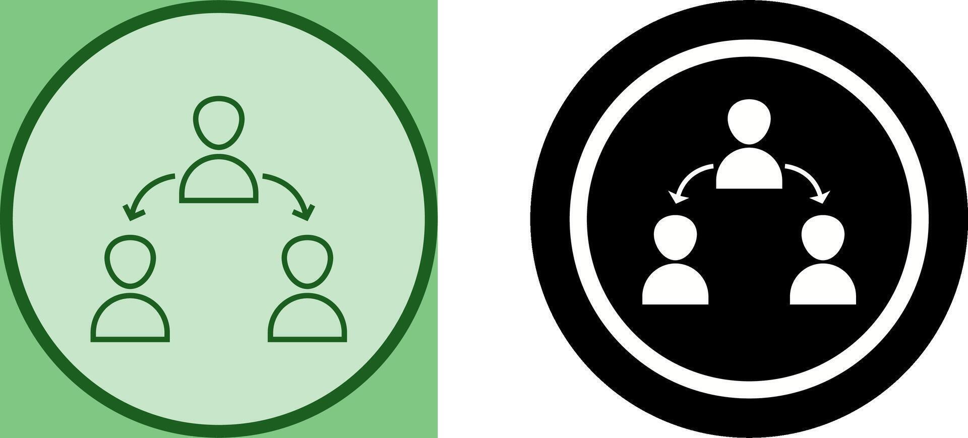 Unique Connected Users Icon Design vector