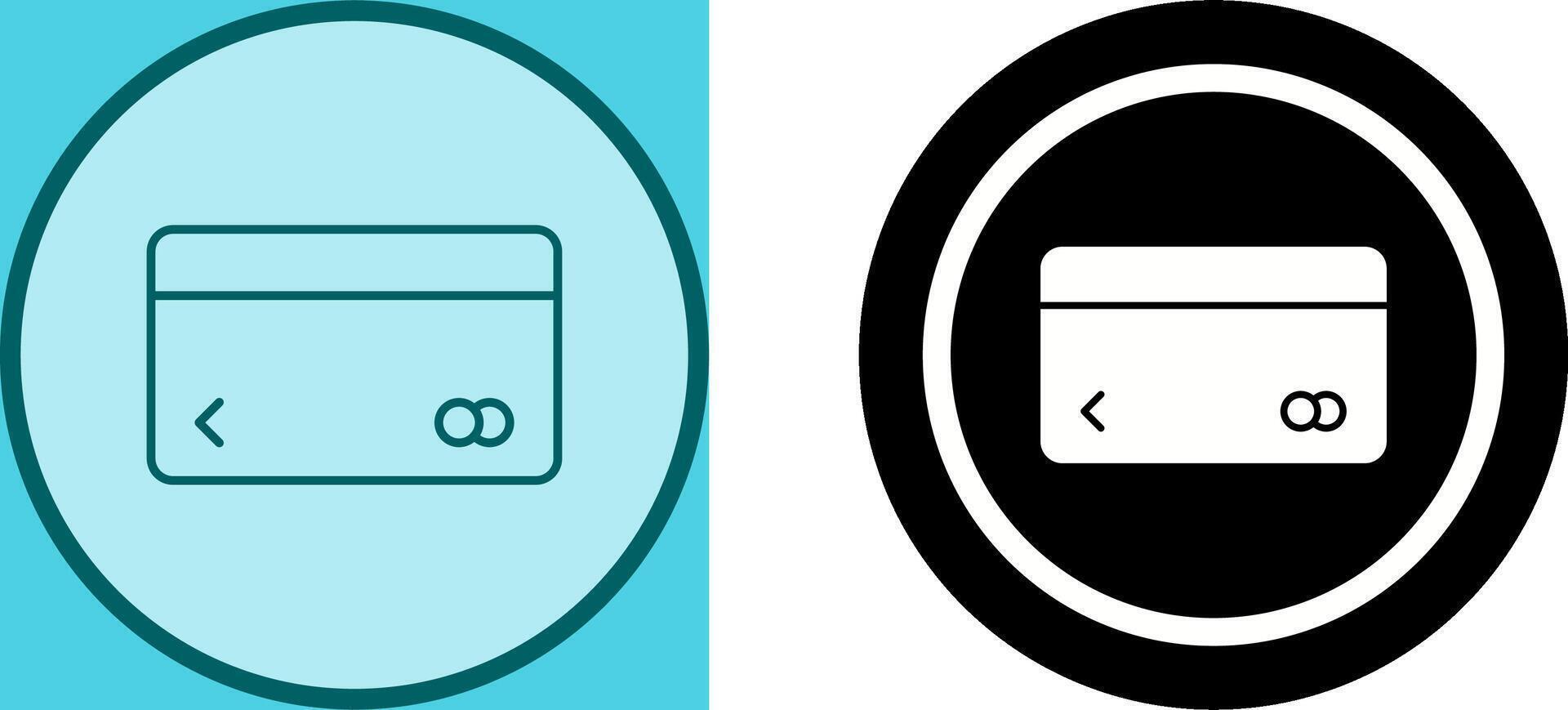 Unique Credit Card Icon Design vector