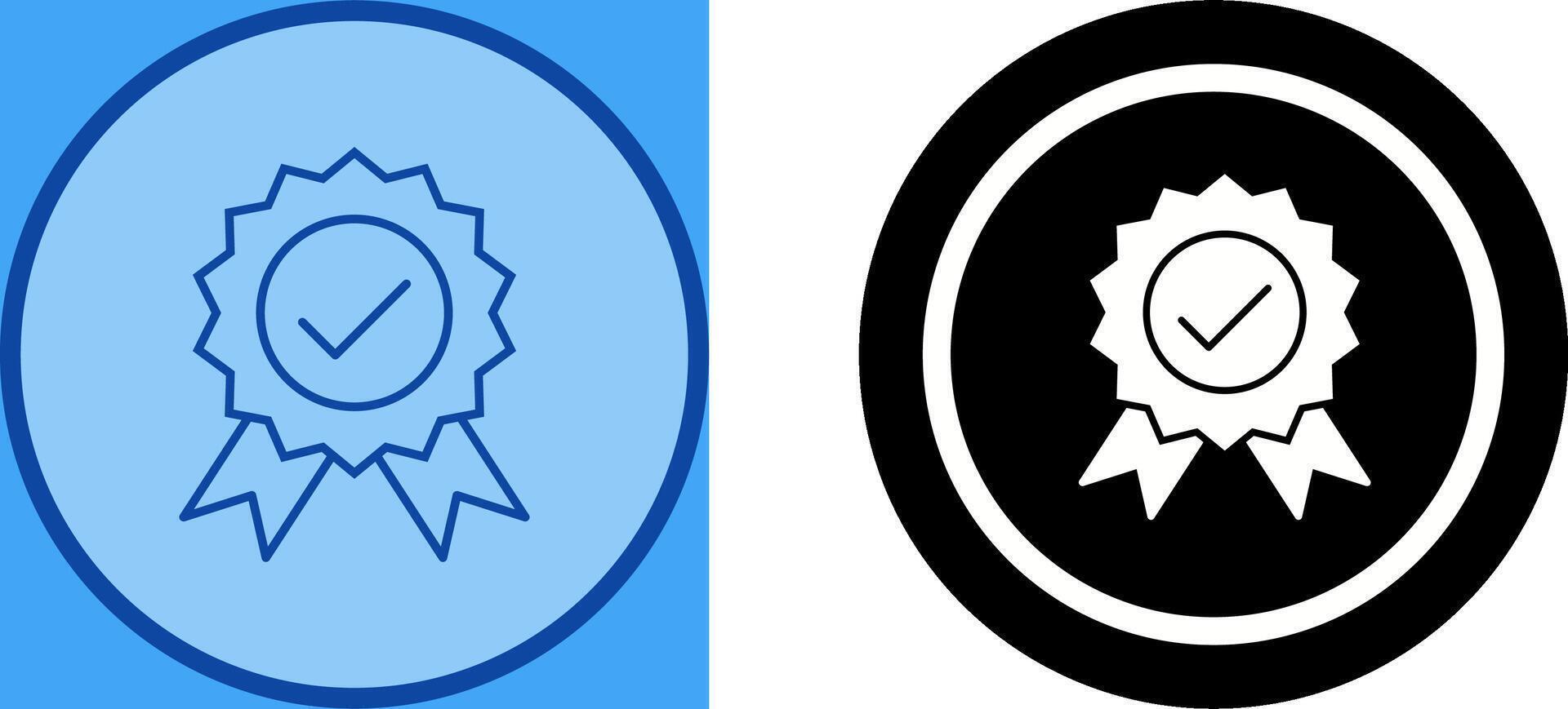 Unique Quality Control Icon Design vector