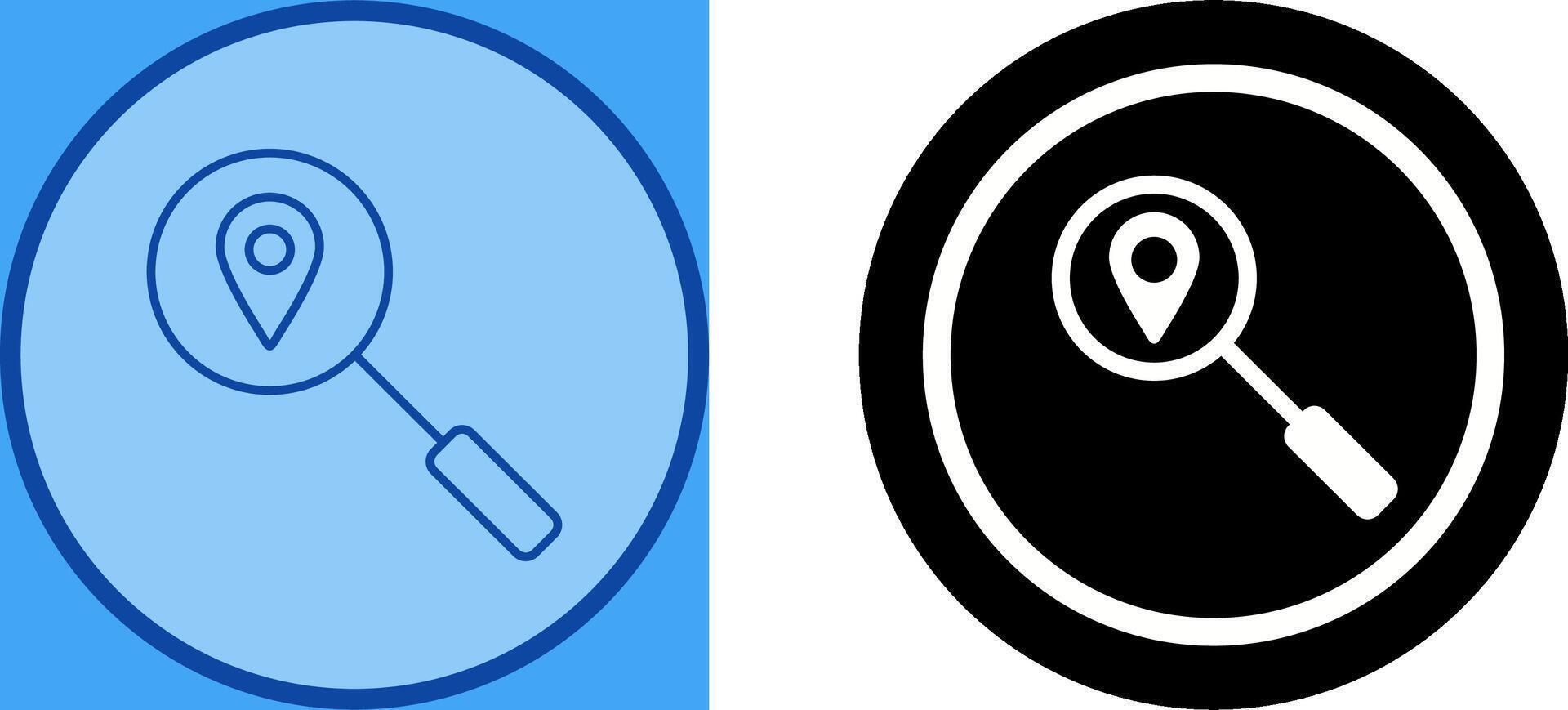 Unique Tracking Services Icon Design vector