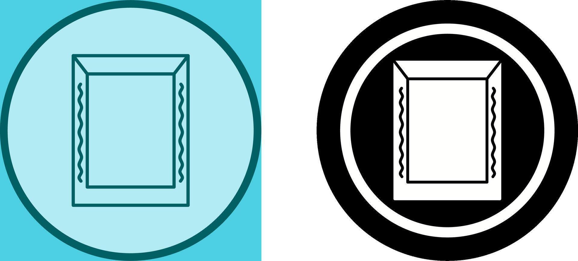 Unique Frame Icon Design vector