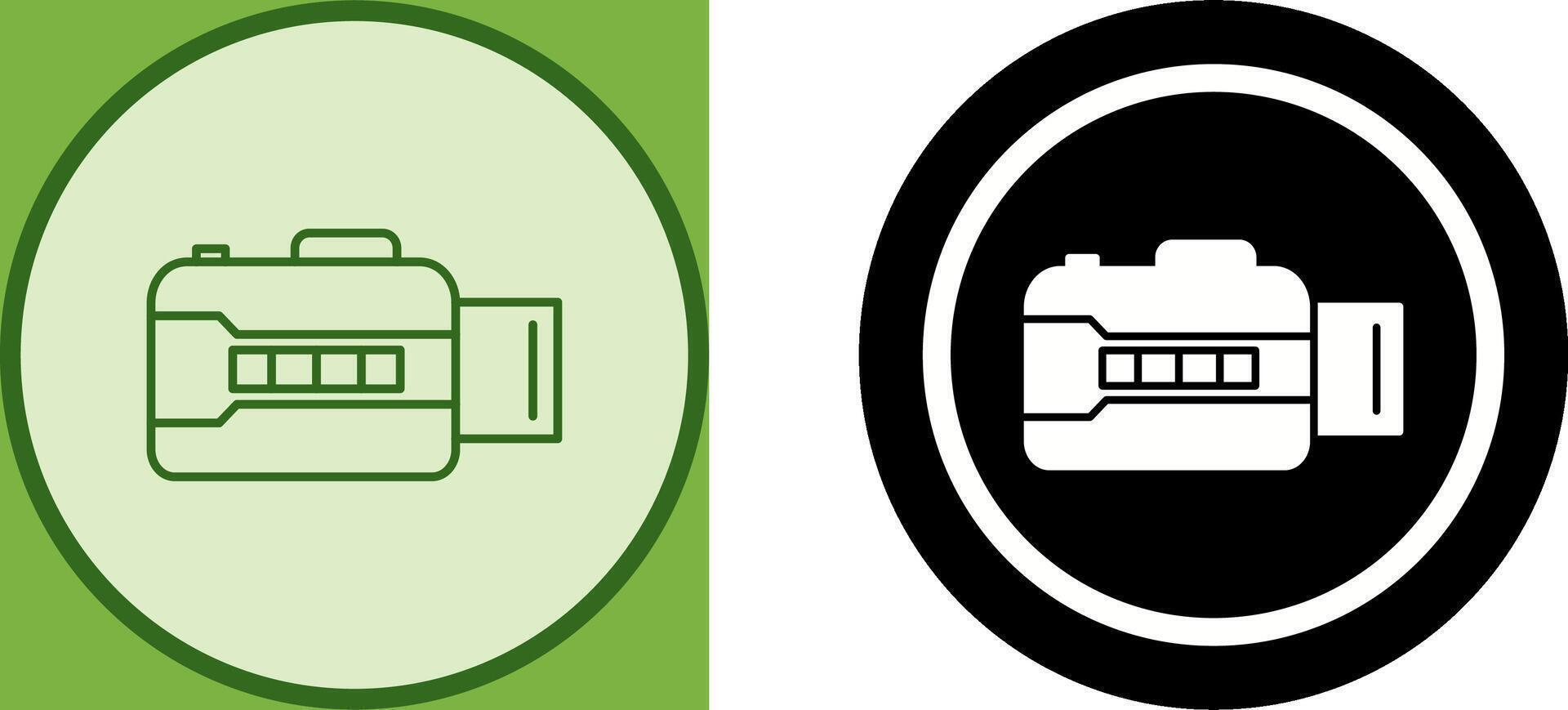 Unique Open Camera Icon Design vector