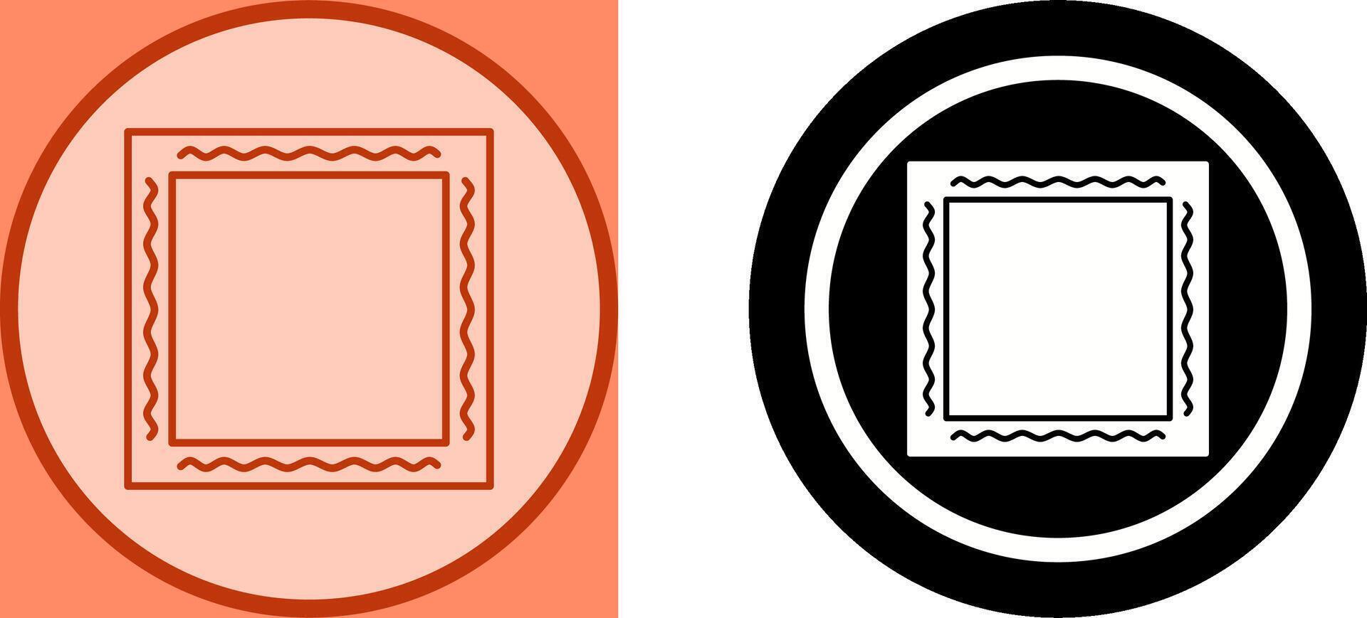 Unique Frame Icon Design vector