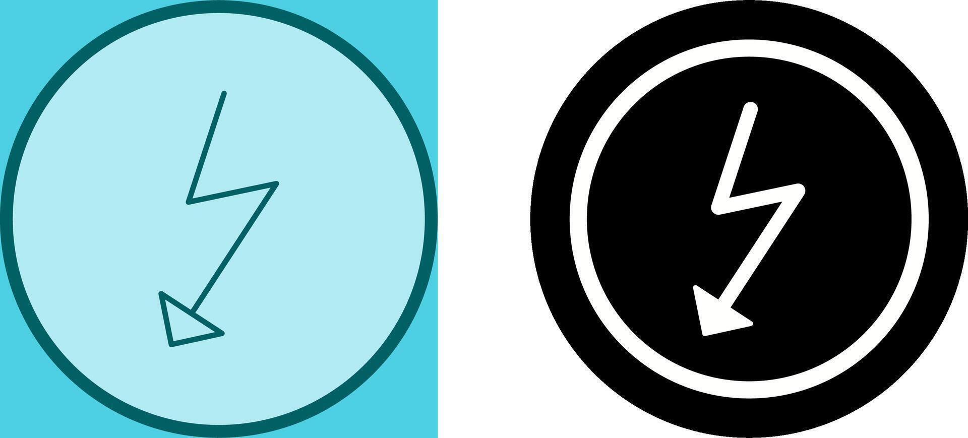 Unique Flash Icon Design vector