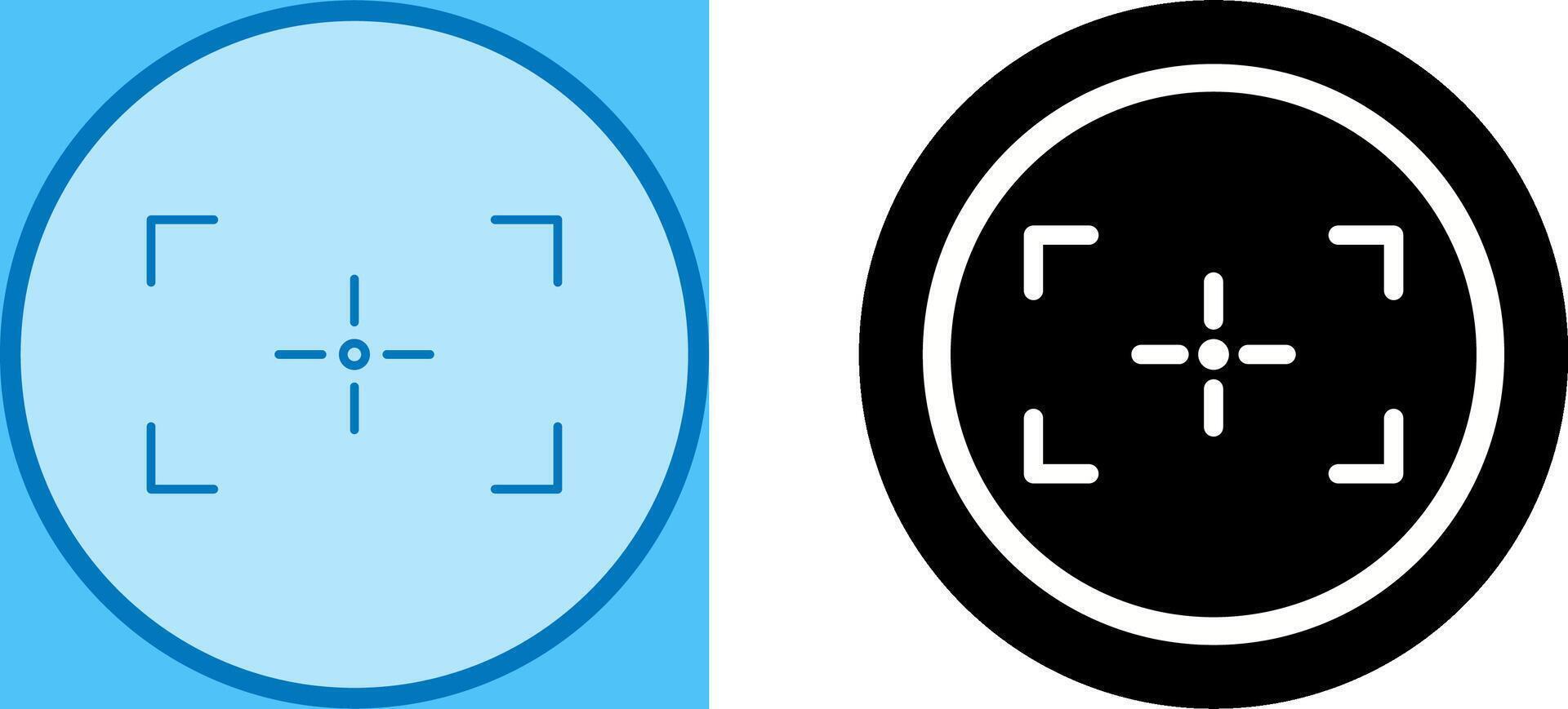 Unique Focus Icon Design vector