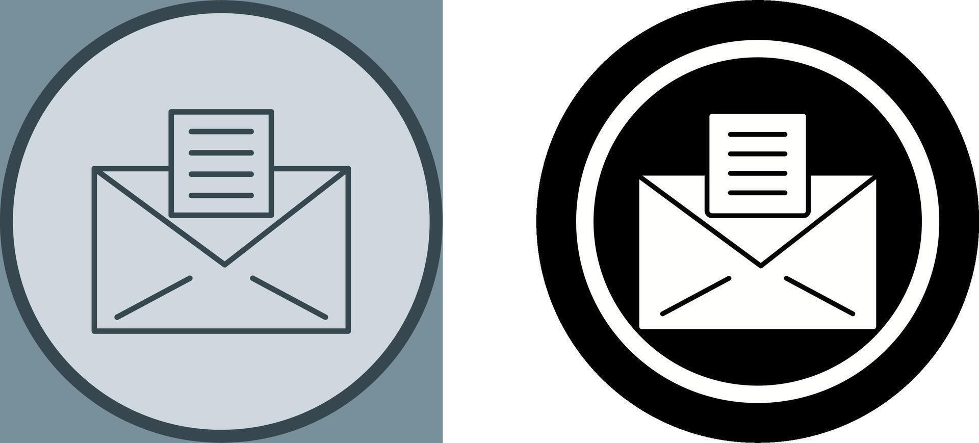 Email Documents Icon Design vector