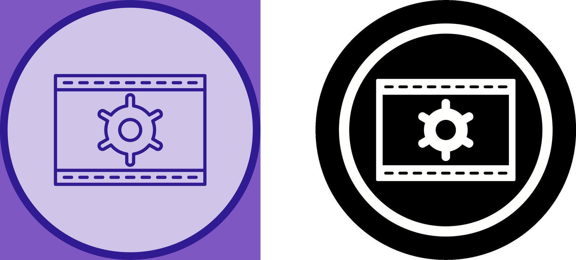 Unique Web Optimization Icon Design vector