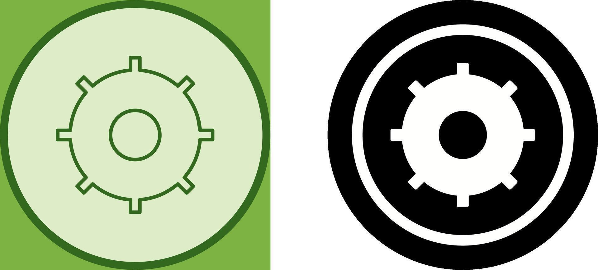Unique Settings Icon Design vector