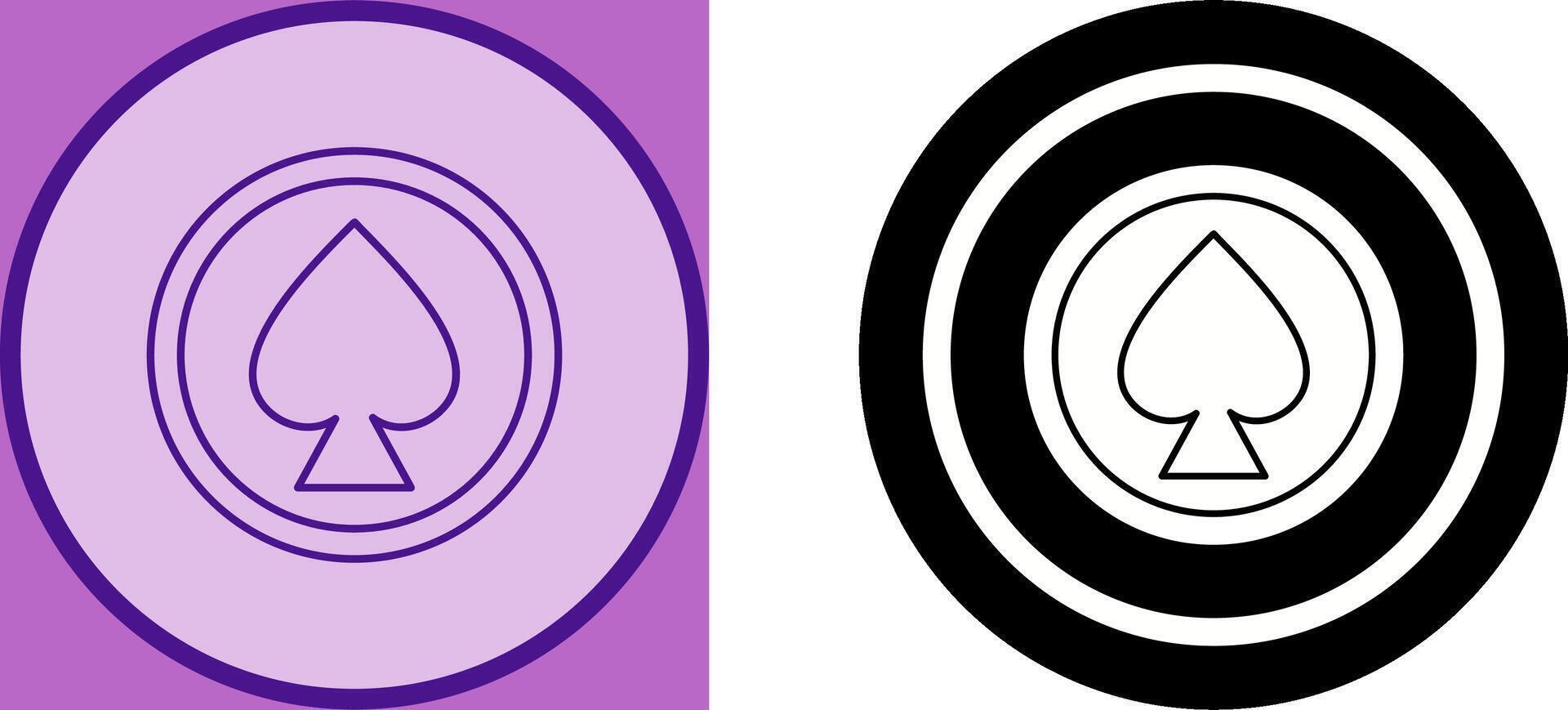 Unique Spade Icon Design vector