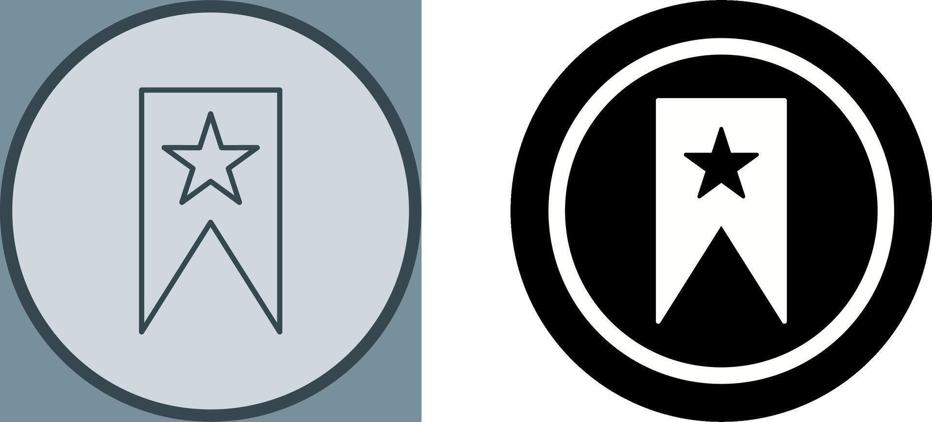 Unique Bookmarking Services Icon Design vector