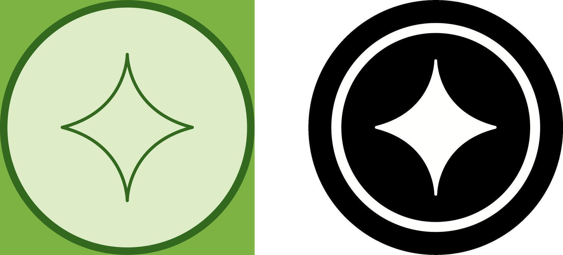 Unique Diamond Icon Design vector