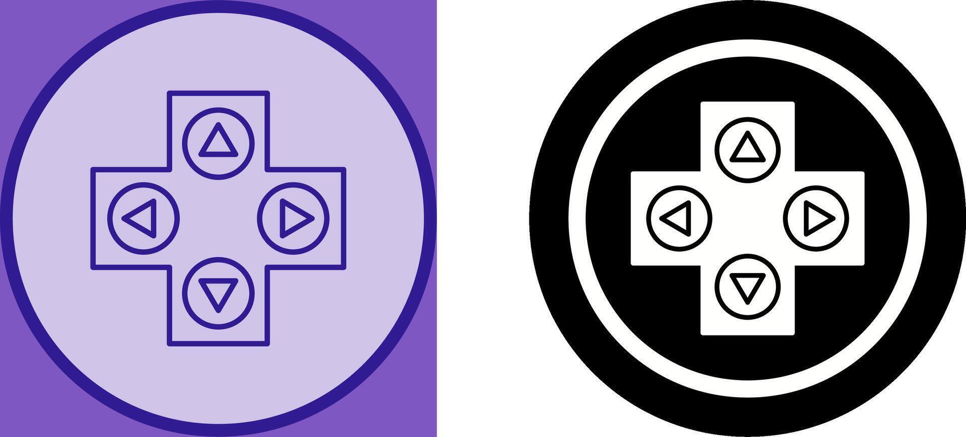 Unique Gaming Control Icon Design vector