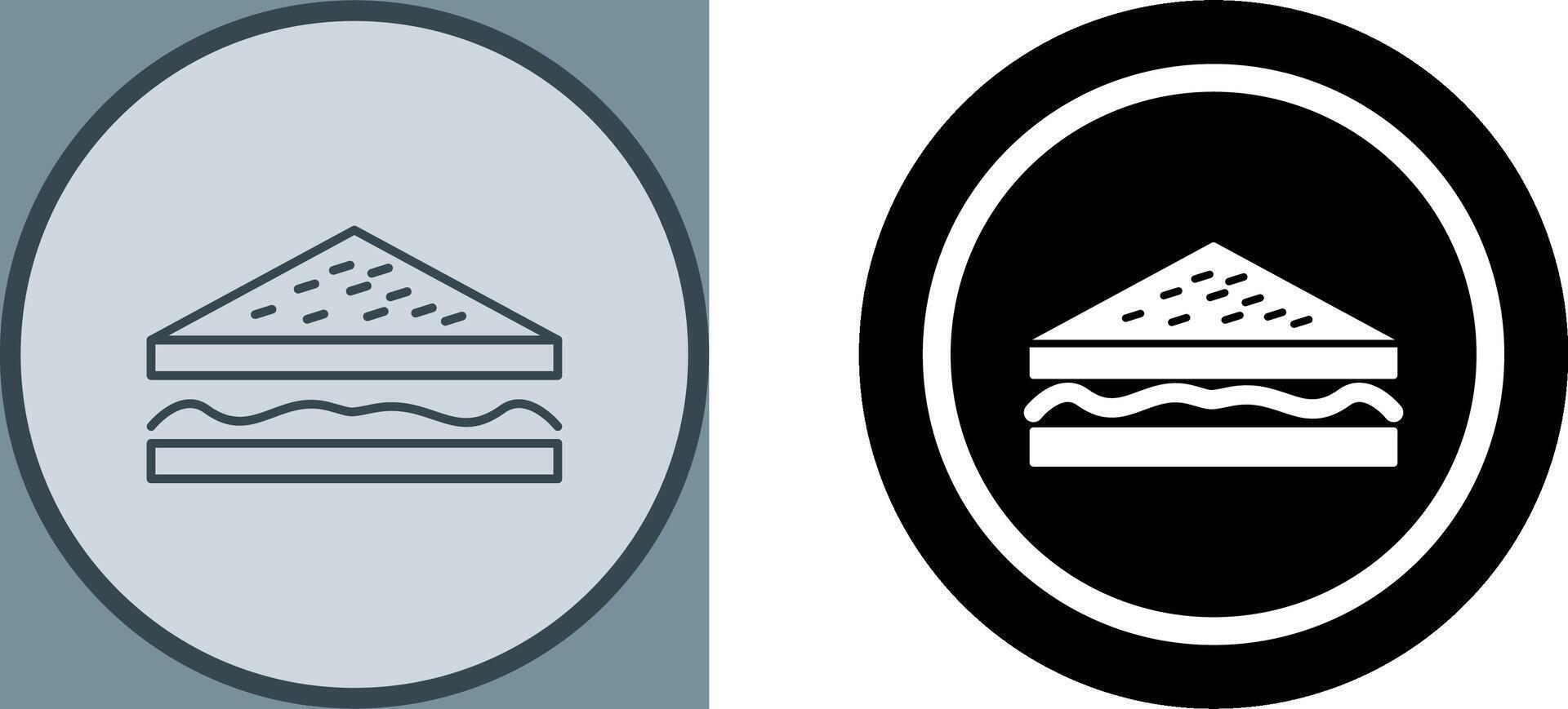 Unique Sandwich Icon Design vector