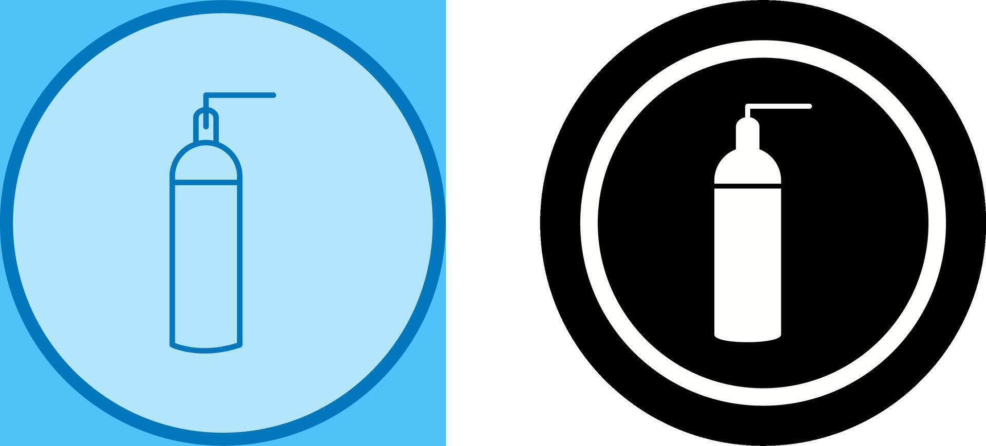 Unique Oxygen Tanks Icon Design vector