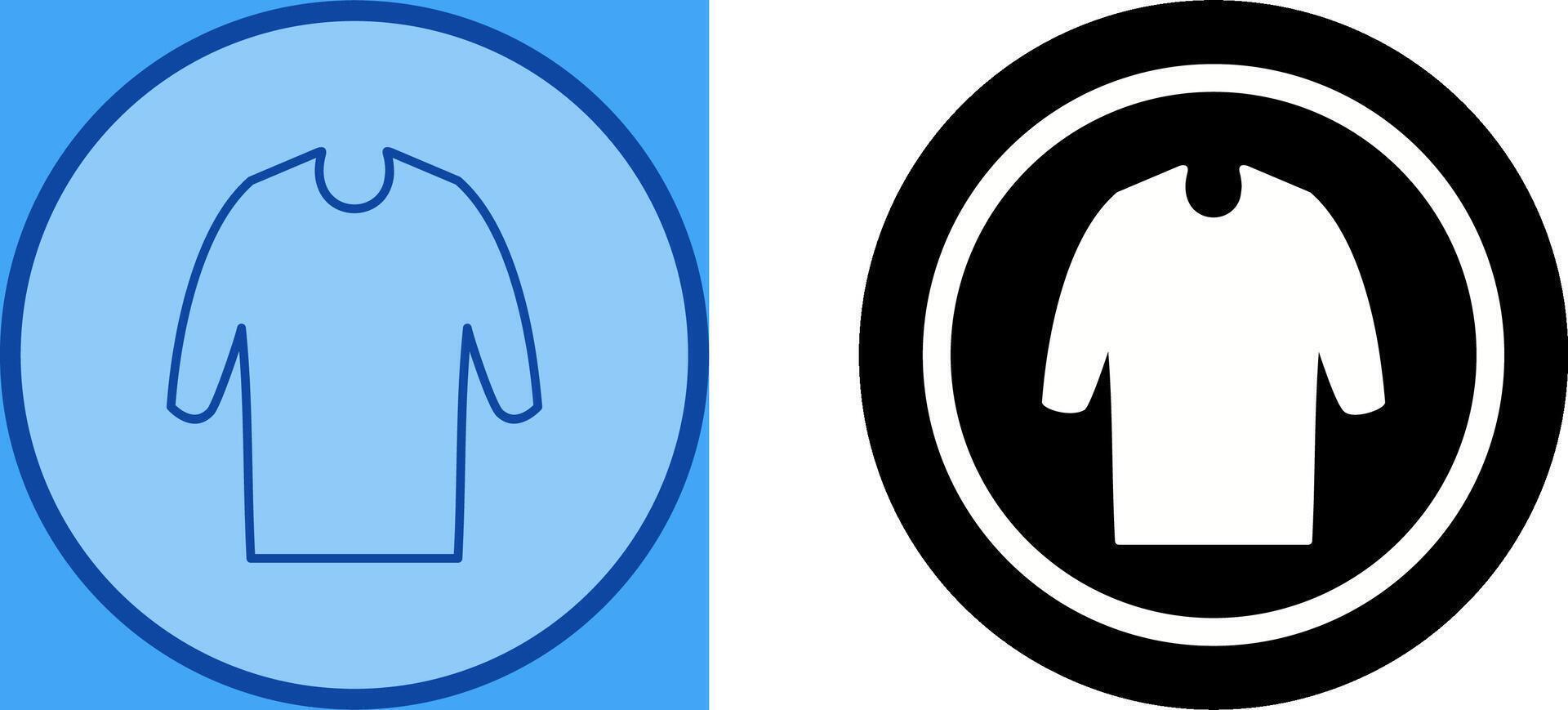 Casual Shirt Icon Design vector