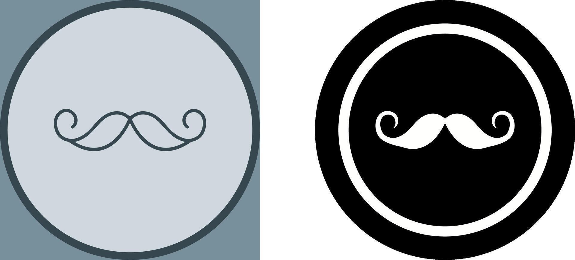 Moustache Icon Design vector