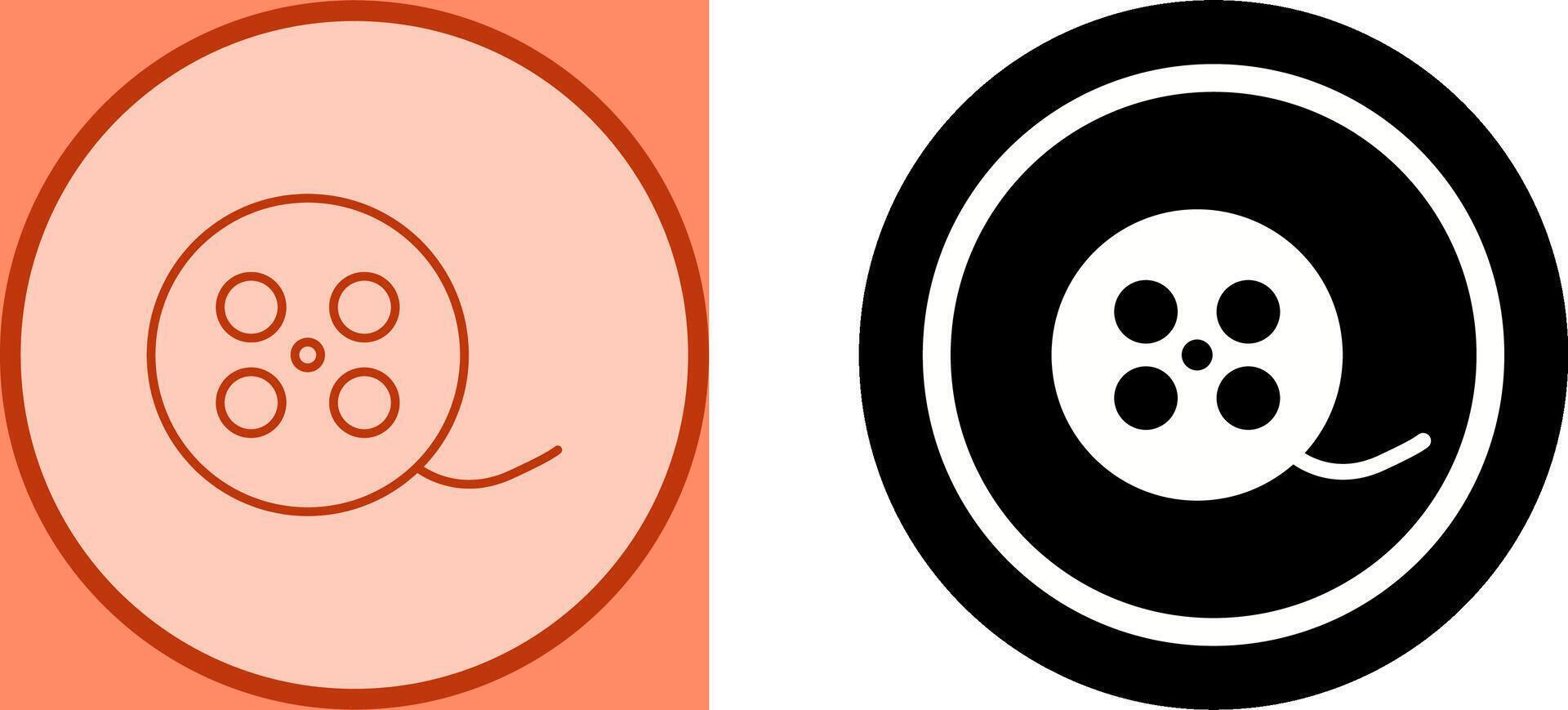 Reel Icon Design vector