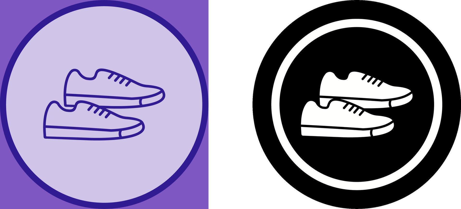 Sneakers Icon Design vector