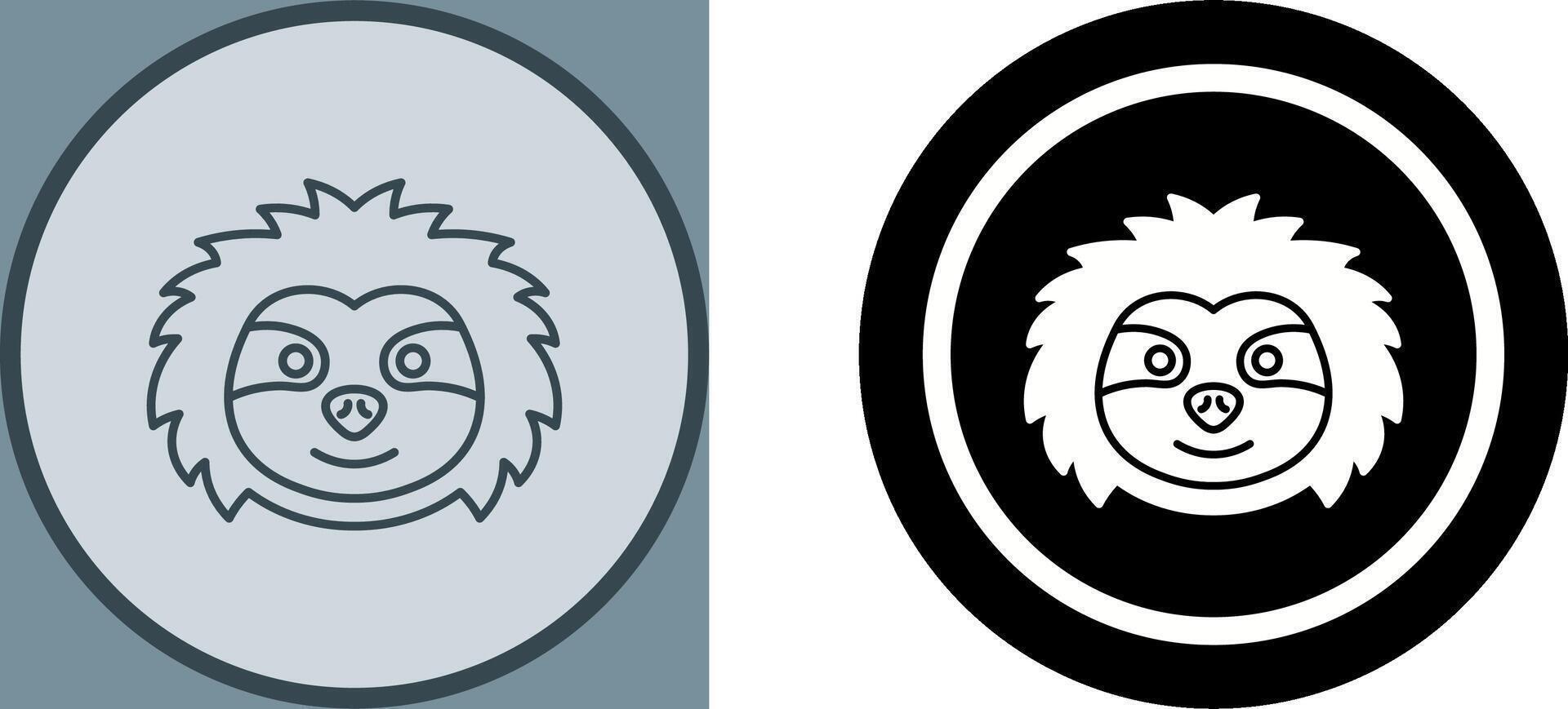 Sloth Icon Design vector
