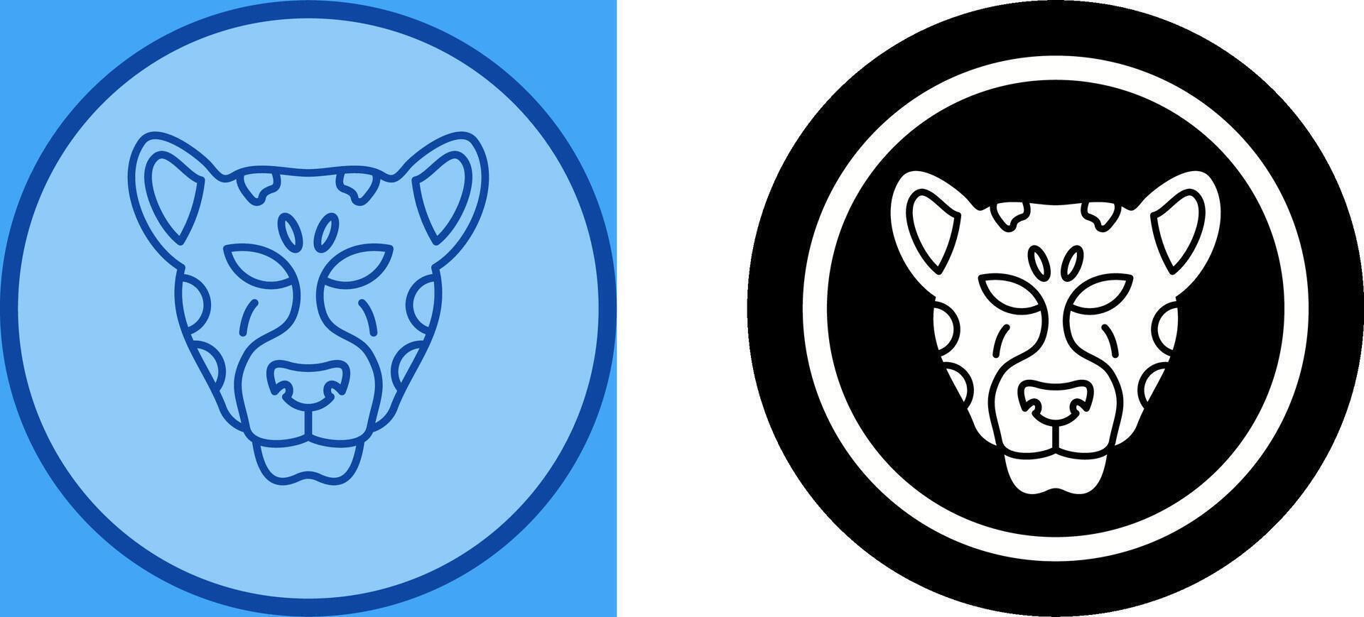 leopard Icon Design vector