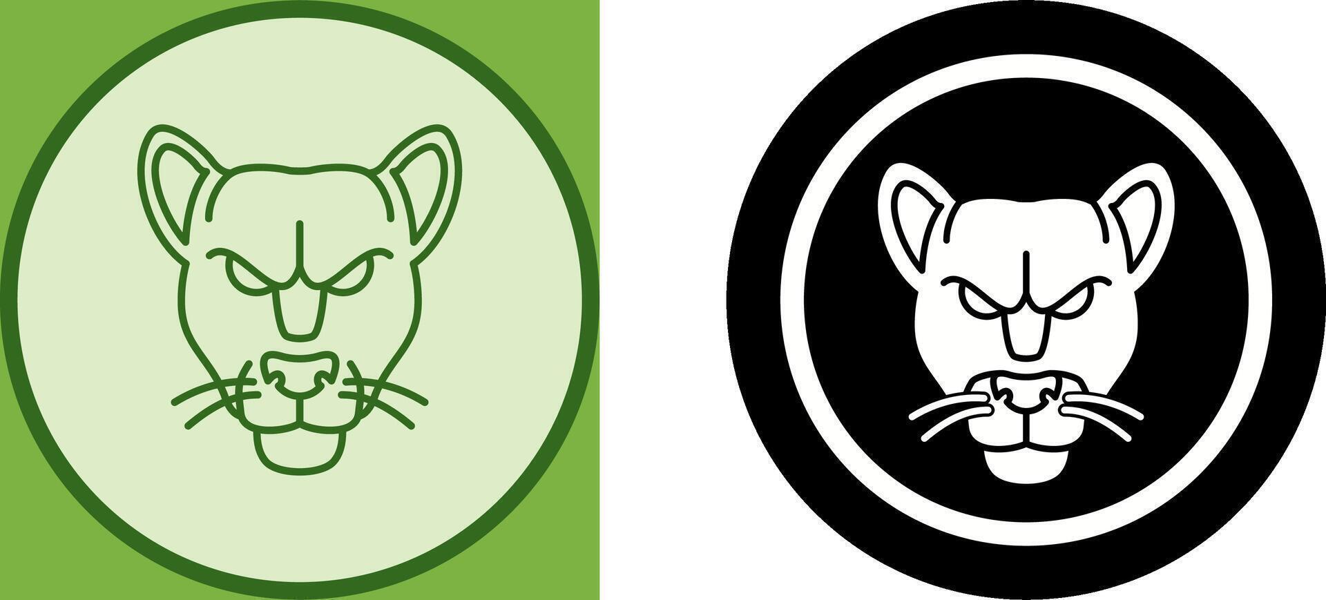 Black Panther Icon Design vector