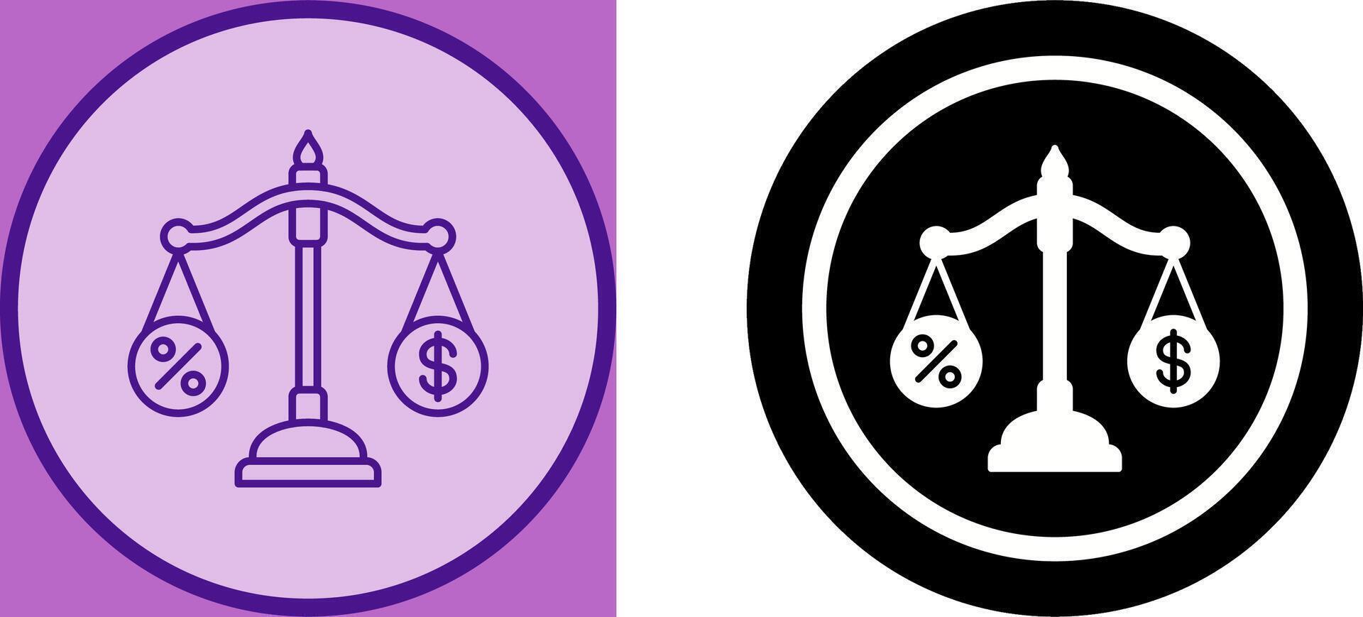 Scale Icon Design vector